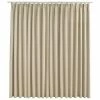 VidaXL Rideau occultant avec crochets Beige 290x245 cm