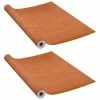 VidaXL Films autoadhésifs pour portes 2 pcs Chêne clair 210x90 cm PVC -Habillages de fenêtre Soldes image 2 146114