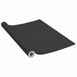 VidaXL Film autoadhésif pour meubles Noir 500x90 cm PVC