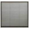 VidaXL Moustiquaire plissée pour fenêtre Aluminium Marron 130x100 cm 1 VidaXL Moustiquaire plissée pour fenêtre Aluminium Marron 130x100 cm -Habillages de fenêtre Soldes image 2 148657