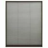 VidaXL Moustiquaire plissée pour fenêtre Aluminium Marron 110x160 cm -Habillages de fenêtre Soldes image 2 148659