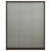 VidaXL Moustiquaire plissée pour fenêtre Aluminium Marron 100x160 cm -Habillages de fenêtre Soldes image 2 148661