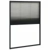 VidaXL Moustiquaire plissée pour fenêtre Aluminium Anthracite 80x120cm -Habillages de fenêtre Soldes image 2 148665
