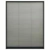VidaXL Moustiquaire plissée à fenêtre Aluminium Anthracite 100x160 cm