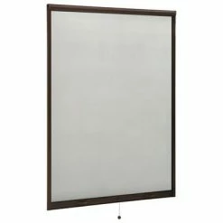VidaXL Moustiquaire à rouleau pour fenêtres Marron 120x170 cm -Habillages de fenêtre Soldes image 2 148732