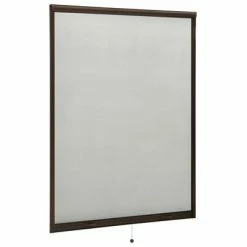 VidaXL Moustiquaire à rouleau pour fenêtres Marron 130x170 cm -Habillages de fenêtre Soldes image 2 148733
