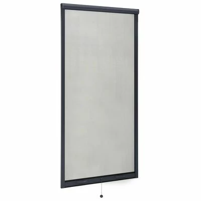 VidaXL Moustiquaire à rouleau pour fenêtres Anthracite 70x150 cm 4 VidaXL Moustiquaire à rouleau pour fenêtres Anthracite 70x150 cm – Image 2