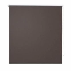 Store enrouleur occultant 120 x 175 cm marron