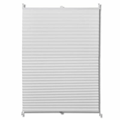 VidaXL Store plissé 100x150 cm Blanc 3 VidaXL Store plissé 100x150 cm Blanc