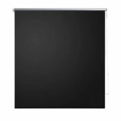 Store enrouleur occultant noir 60 x 120 cm