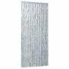 VidaXL Moustiquaire Blanc et gris 100x220 cm Chenille -Habillages de fenêtre Soldes image 2 284281