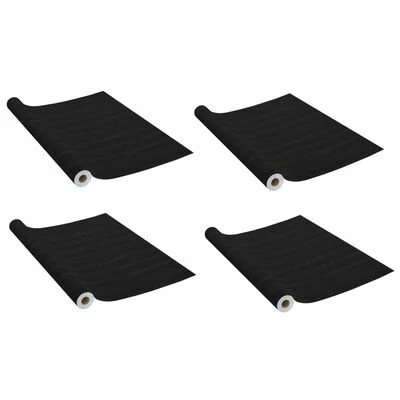 VidaXL Films autoadhésifs pour portes 4 pcs Bois foncé 210x90 cm PVC 3 VidaXL Films autoadhésifs pour portes 4 pcs Bois foncé 210x90 cm PVC