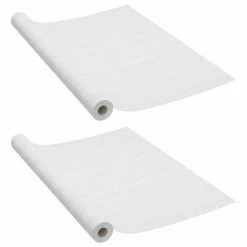 VidaXL Films autoadhésifs pour meubles 2 pcs Bois blanc 500x90 cm PVC
