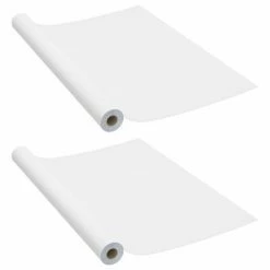 VidaXL Films autoadhésifs pour meubles 2 pcs Blanc 500x90 cm PVC