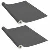 VidaXL Films autoadhésifs pour meubles 2 pcs Gris 500x90 cm PVC -Habillages de fenêtre Soldes image 2 3059654