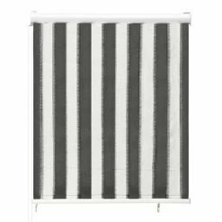 VidaXL Store roulant d'extérieur 60x140 cm Rayures anthracite et blanc 9 VidaXL Store roulant d'extérieur 60x140 cm Rayures anthracite et blanc -Habillages de fenêtre Soldes image 2 312679