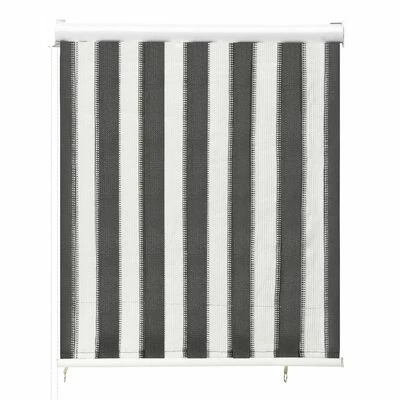 VidaXL Store roulant d'extérieur 60x140 cm Rayures anthracite et blanc 4 VidaXL Store roulant d'extérieur 60x140 cm Rayures anthracite et blanc – Image 2