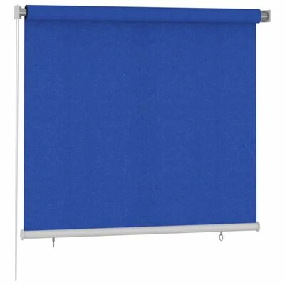 VidaXL Store roulant d'extérieur 160x140 cm Bleu PEHD 4 VidaXL Store roulant d'extérieur 160x140 cm Bleu PEHD – Image 2