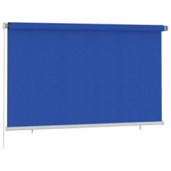 VidaXL Store roulant d'extérieur 240x140 cm Bleu PEHD 9 VidaXL Store roulant d'extérieur 240x140 cm Bleu PEHD -Habillages de fenêtre Soldes image 2 312844