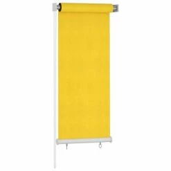 VidaXL Store roulant d'extérieur 60x140 cm Jaune PEHD 9 VidaXL Store roulant d'extérieur 60x140 cm Jaune PEHD -Habillages de fenêtre Soldes image 2 312861