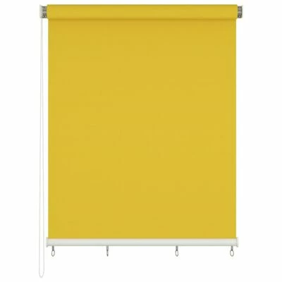 VidaXL Store roulant d'extérieur 220x140 cm Jaune 4 VidaXL Store roulant d'extérieur 220x140 cm Jaune – Image 2