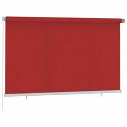 VidaXL Store roulant d'extérieur 240x140 cm Rouge PEHD -Habillages de fenêtre Soldes image 2 312896