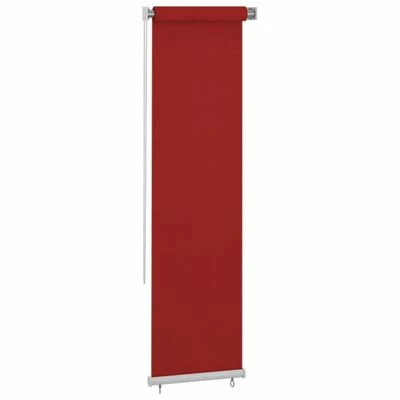 VidaXL Store roulant d'extérieur 60x230 cm Rouge PEHD 4 VidaXL Store roulant d'extérieur 60x230 cm Rouge PEHD – Image 2
