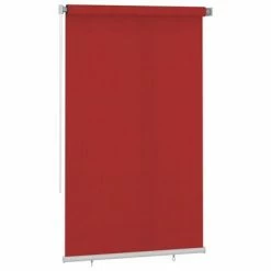 VidaXL Store roulant d'extérieur 140x230 cm Rouge PEHD -Habillages de fenêtre Soldes image 2 312904
