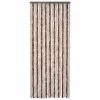 VidaXL Moustiquaire Beige et marron clair 56x200 cm Chenille -Habillages de fenêtre Soldes image 2 315120