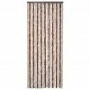 VidaXL Moustiquaire Beige et marron clair 120x220 cm Chenille