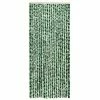 VidaXL Moustiquaire Vert et blanc 56x185 cm Chenille -Habillages de fenêtre Soldes image 2 325445