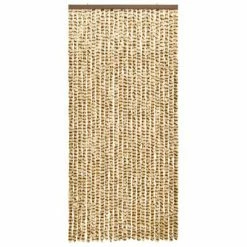 VidaXL Moustiquaire Beige et marron 100x220 cm Chenille