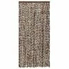 VidaXL Moustiquaire Marron et blanc 100x220 cm Chenille -Habillages de fenêtre Soldes image 2 325453
