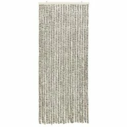 VidaXL Moustiquaire Gris clair et gris foncé 56x185 cm Chenille