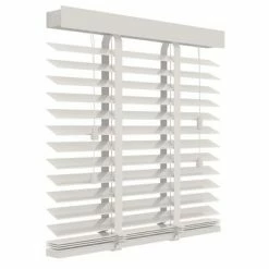 Decosol Store horizontal Bois 50 mm 100x130 cm Blanc