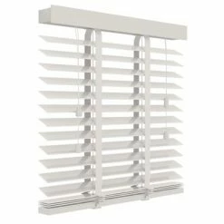 Decosol Store horizontal Bois 50 mm 120x180 cm Blanc