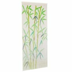 VidaXL Rideau de porte contre insectes Bambou 90 x 200 cm -Habillages de fenêtre Soldes image 2 45735