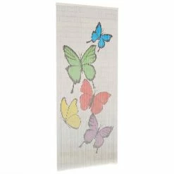 VidaXL Rideau de porte contre insectes Bambou 90 x 200 cm -Habillages de fenêtre Soldes image 2 45738