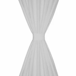 2 pcs Rideau à Passant Micro Satin Blanc 140 x 175 cm 8 2 pcs Rideau à Passant Micro Satin Blanc 140 x 175 cm -Habillages de fenêtre Soldes image 3 130359