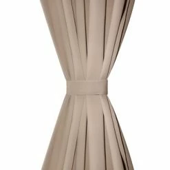 130374 2 pcs Cream Slot-Headed Blackout Curtains 135 x 245 cm -Habillages de fenêtre Soldes image 3 130374