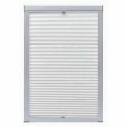 VidaXL Store plissé Blanc SK06 -Habillages de fenêtre Soldes image 3 133533