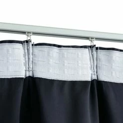 VidaXL Rideaux occultants avec crochets 2 pcs Anthracite 140x225 cm -Habillages de fenêtre Soldes image 3 134462