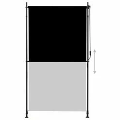 VidaXL Store roulant d'extérieur 120 x 270 cm Anthracite -Habillages de fenêtre Soldes image 3 145936
