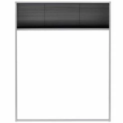 VidaXL Moustiquaire plissée pour fenêtre Aluminium 60x160 cm -Habillages de fenêtre Soldes image 3 148650