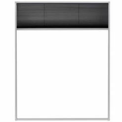 VidaXL Moustiquaire plissée pour fenêtre Aluminium 100x160 cm -Habillages de fenêtre Soldes image 3 148651