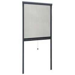 VidaXL Moustiquaire à rouleau pour fenêtres Anthracite 80x170 cm -Habillages de fenêtre Soldes image 3 148739