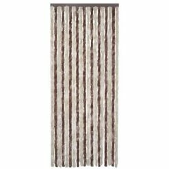 VidaXL Moustiquaire Beige et marron clair 90x220 cm Chenille -Habillages de fenêtre Soldes image 3 240571