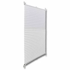 VidaXL Store plissé 50x125 cm Blanc -Habillages de fenêtre Soldes image 3 240590
