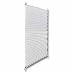 VidaXL Store plissé 60x200 cm Blanc -Habillages de fenêtre Soldes image 3 240596