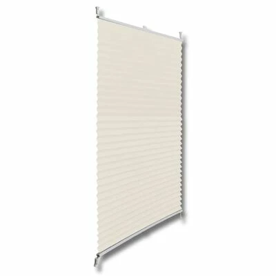 VidaXL Store plissé 40x150 cm Crème 5 VidaXL Store plissé 40x150 cm Crème – Image 3